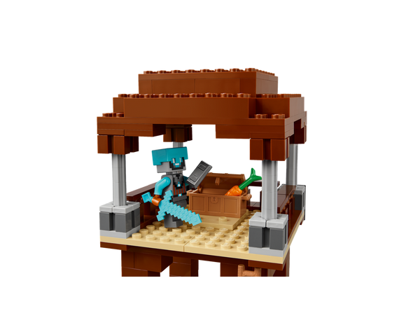 LEGO® The Pillager Outpost and Ravager 21278