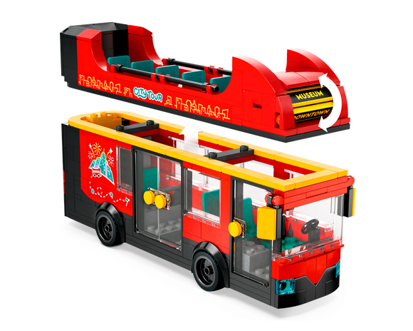 LEGO® Red Double-Decker Sightseeing Bus 60407