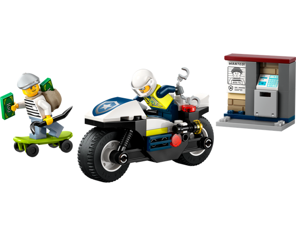 LEGO® Police Motorcycle Chase 60455