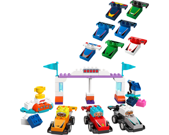 LEGO® DUPLO® F1 Team Racing Cars & Drivers 10445