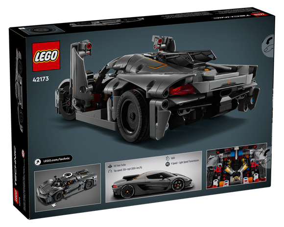 LEGO® Koenigsegg Jesko Absolut Grey Hypercar 42173