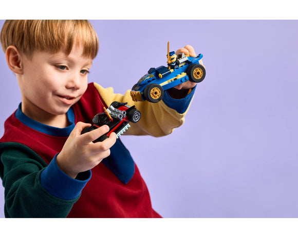 LEGO® Rogue vs. Drix Race Car Duel 71840