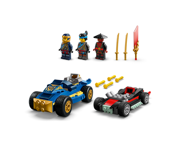 LEGO® Rogue vs. Drix Race Car Duel 71840
