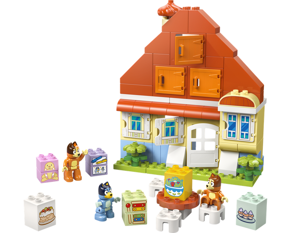LEGO® DUPLO® Bluey's Family House with Memory Game 10459
