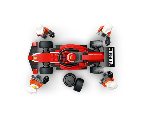 LEGO® F1® Pit Stop & Pit Crew with Ferrari Car 60443