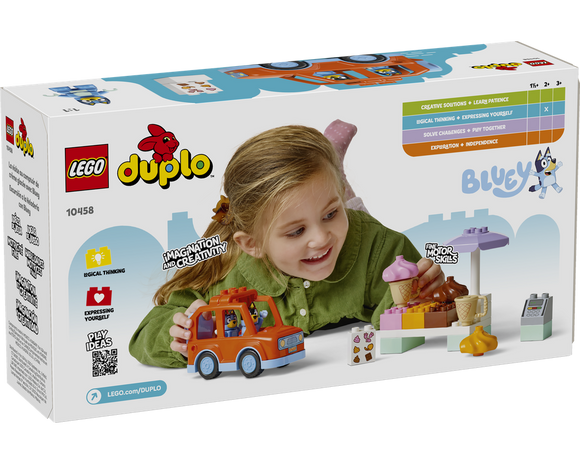 LEGO® DUPLO® Ice Cream Trip with Bluey 10458