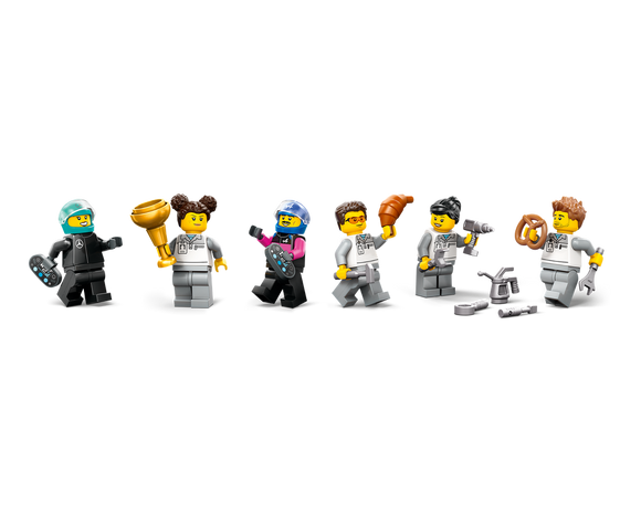 LEGO® F1® Truck with RB20 & AMR24 F1® Cars 60445