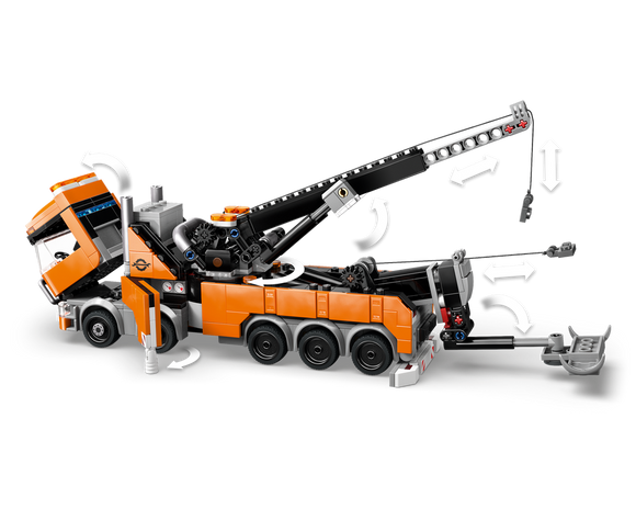 LEGO® Heavy-Duty Recovery Tow Truck with Crane 60467
