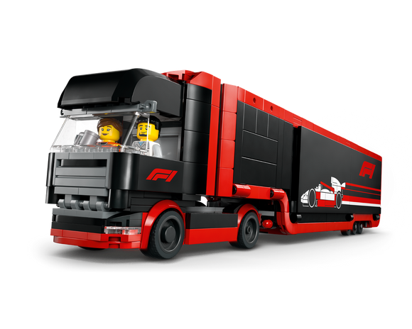 LEGO® F1® Truck with RB20 & AMR24 F1® Cars 60445