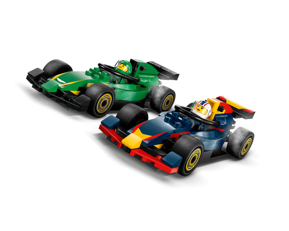 LEGO® F1® Truck with RB20 & AMR24 F1® Cars 60445