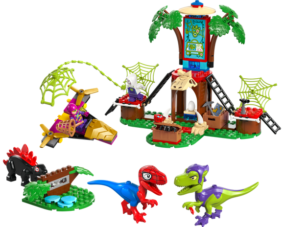 LEGO® Spidey and Gobby's Raptor Battle at Tree House HQ 11200
