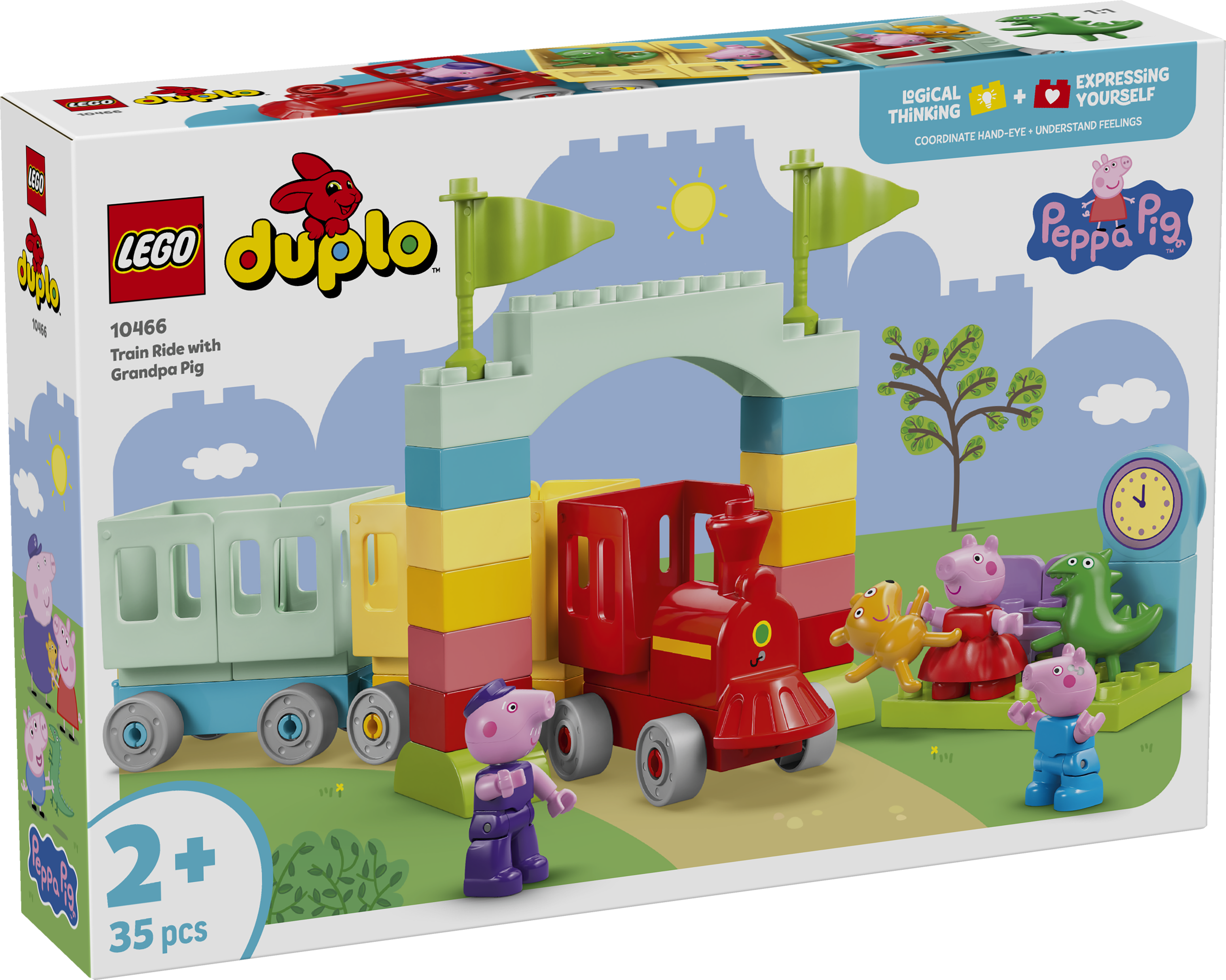 カントリーテ―ブル(のりＰ) LEGO® DUPLO® Train Ride with Grandpa Pig 10466 | I'm Rick James Bricks