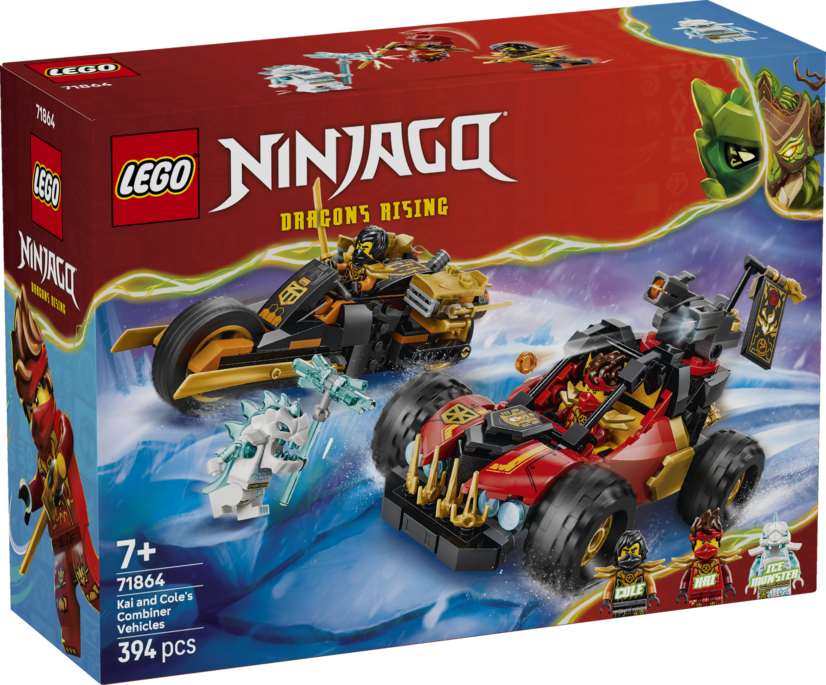 LEGO® Kai and Cole's Combiner Vehicles 71864 | I'm Rick James Bricks