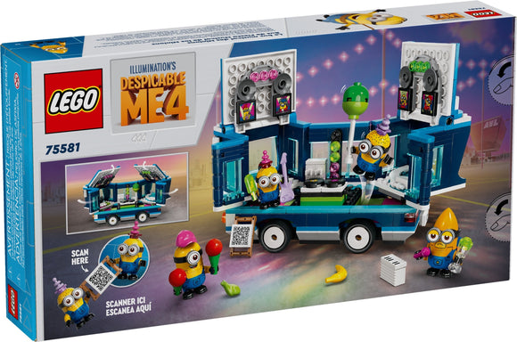 LEGO® Minions' Music Party Bus 75581