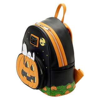 Loungefly™ Peanuts - Great Pumpkin Snoopy Glow in the Dark 10” Faux Leather Mini Backpack