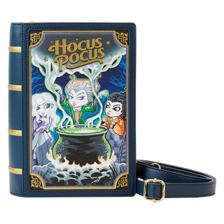 Loungefly™ Hocus Pocus - Book Glow in the Dark 6" Faux Leather Crossbody Bag