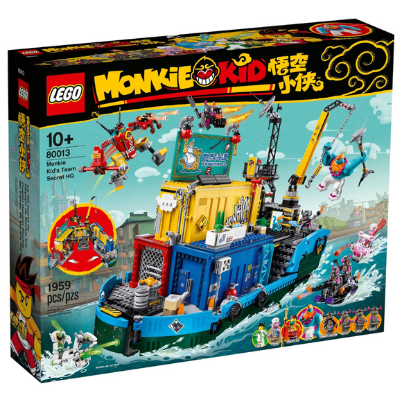 LEGO® Monkie Kid’s Team Secret HQ 80013