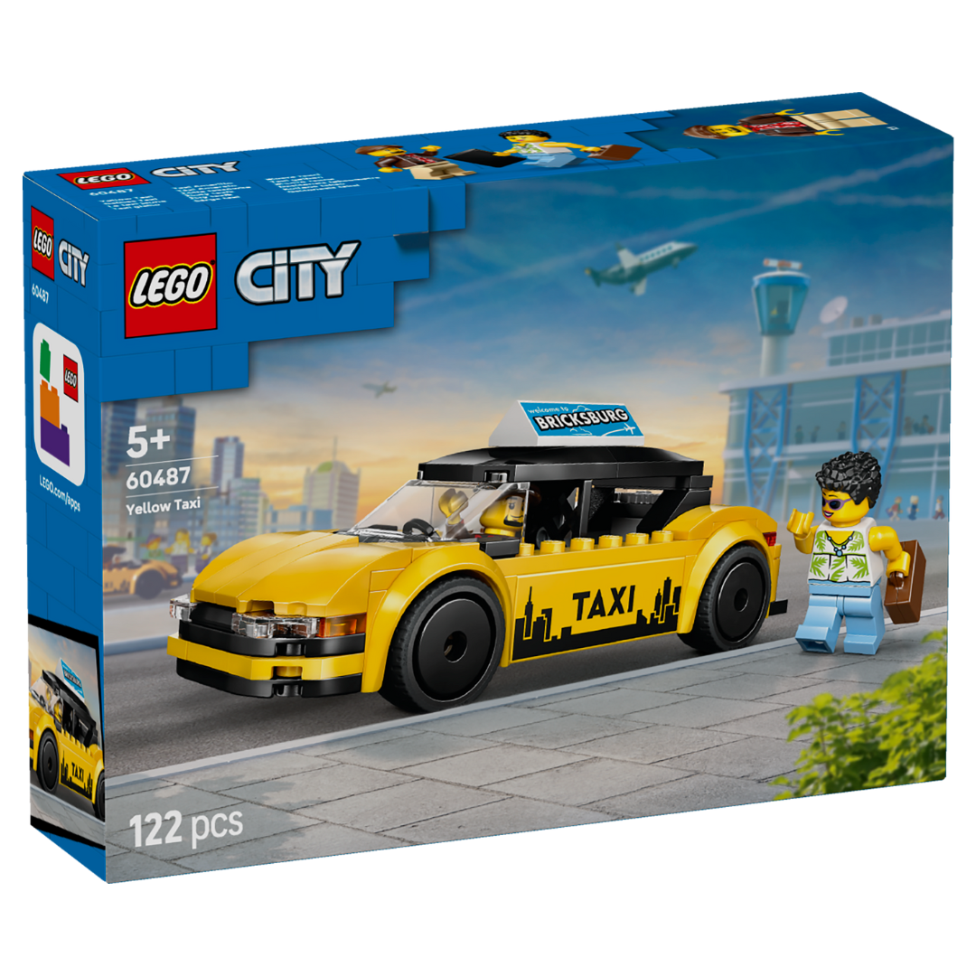 LEGO® Yellow Taxi 60487 | I'm Rick James Bricks