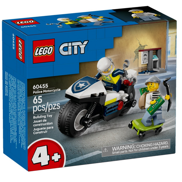 LEGO® Police Motorcycle Chase 60455
