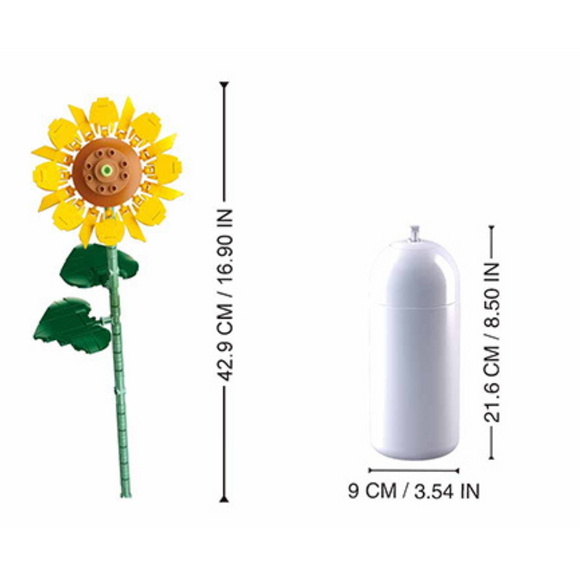 Sluban Sunflower with Vase