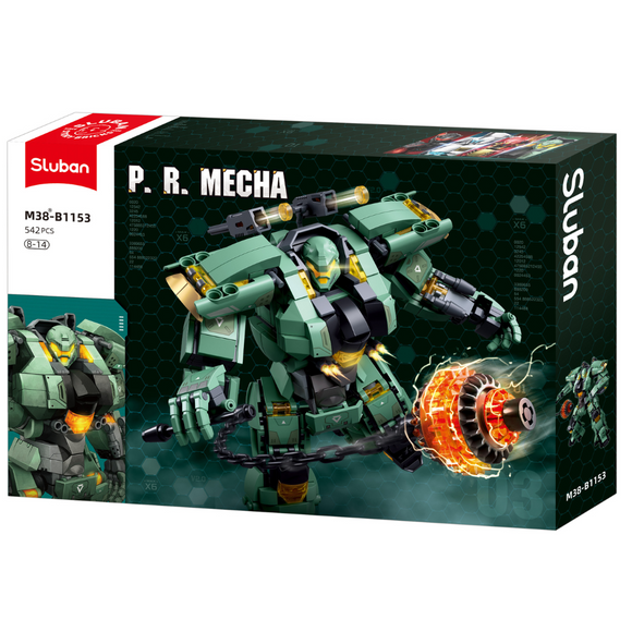 Sluban P.R. Mecha Green