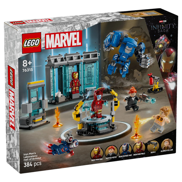 LEGO® Iron Man's Laboratory: Hall of Armor 76315