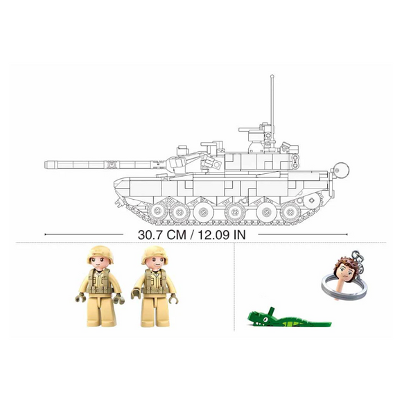 Sluban Main Battle 2 in 1 Tank 99A