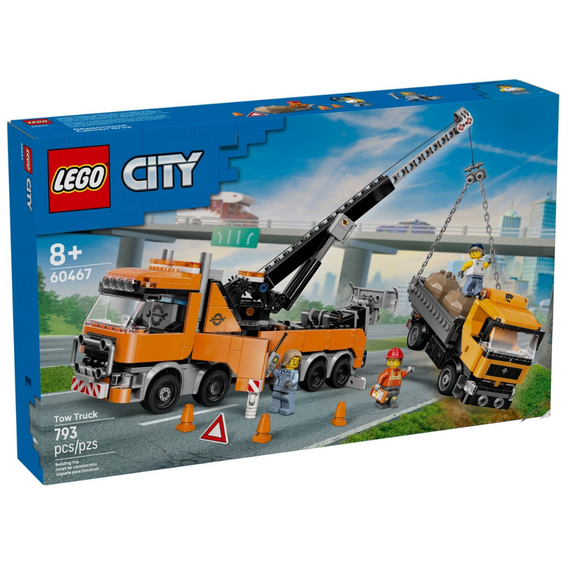 LEGO® Heavy-Duty Recovery Tow Truck with Crane 60467