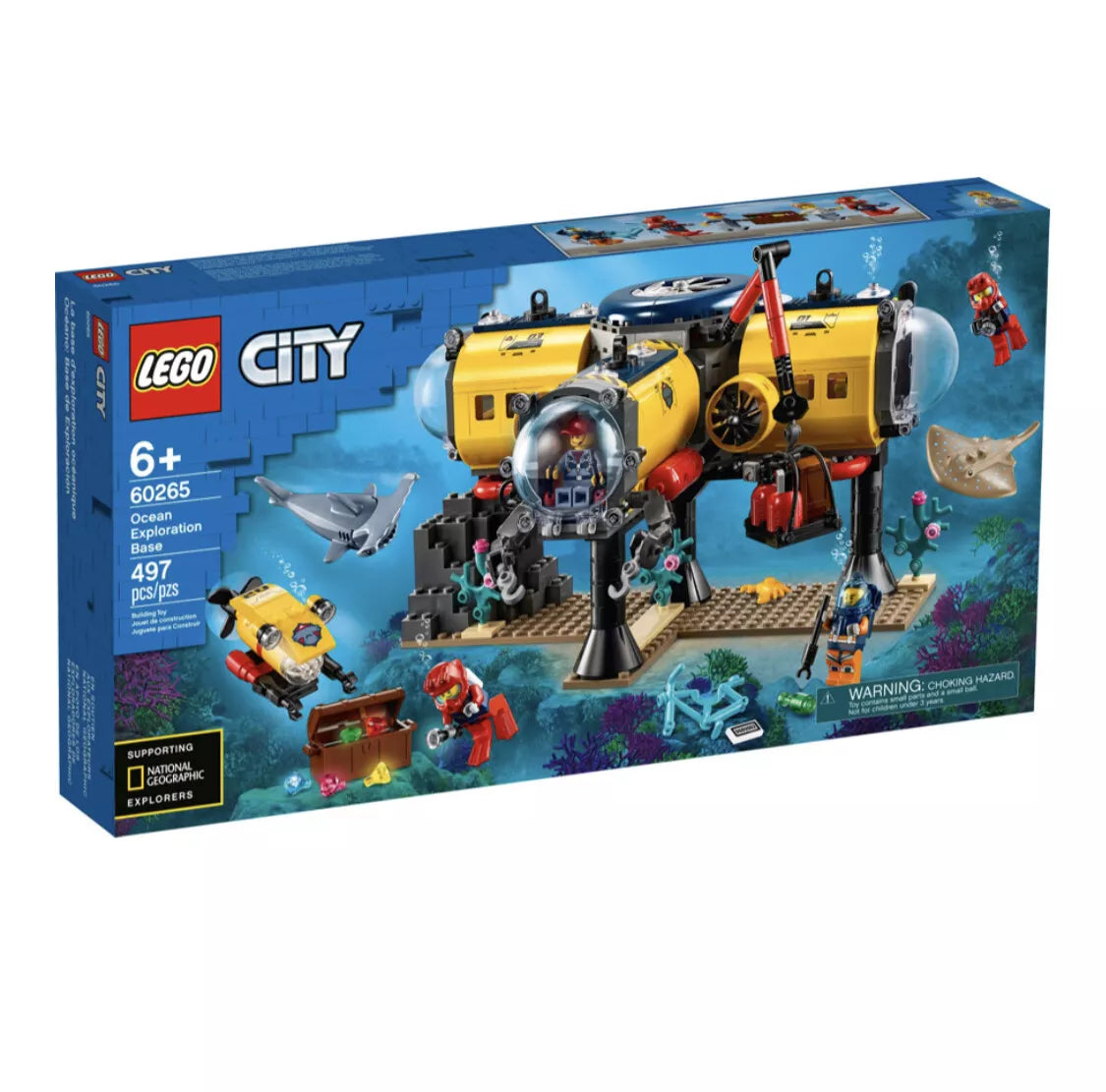 Lego city ocean exploration base underwater set sale