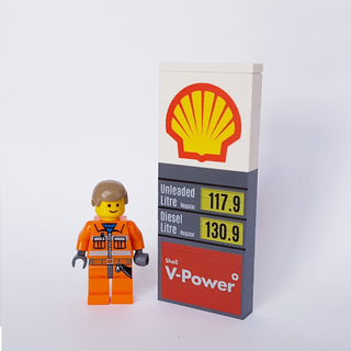 LEGO® Service Station Sign - Shell