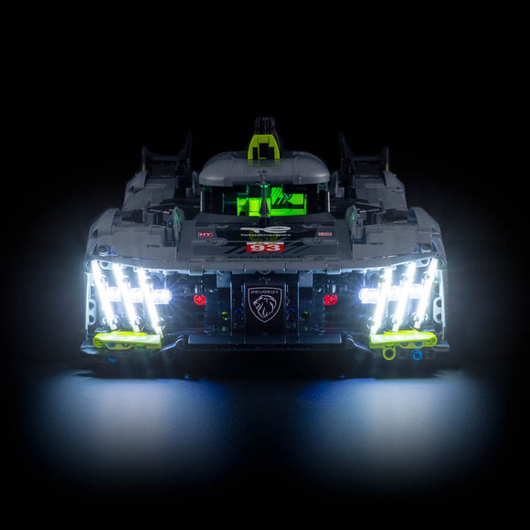 Technic Peugeot 9X8 24H Le Mans Hybrid Hypercar #42156 Light Kit
