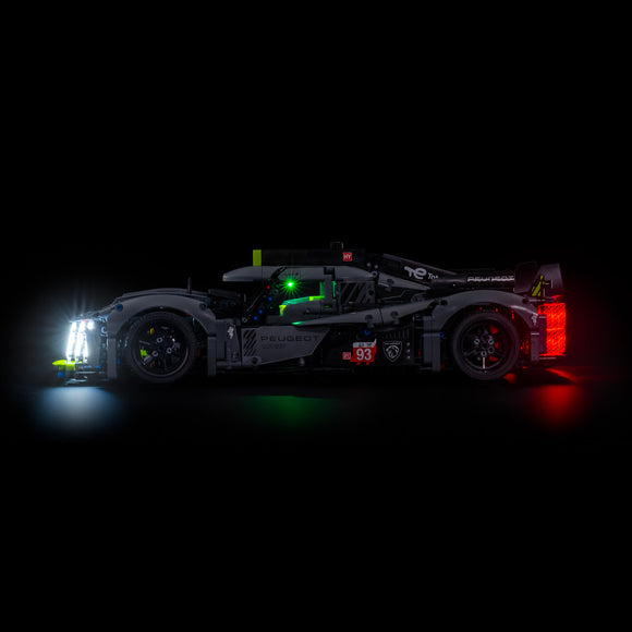 Technic Peugeot 9X8 24H Le Mans Hybrid Hypercar #42156 Light Kit