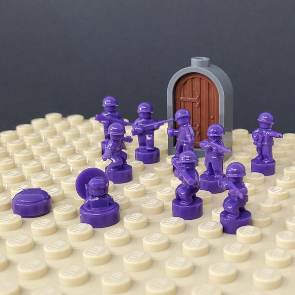 Nano Soldier Figures - Dark Purple