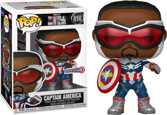 The Falcon and the Winter Soldier - Capt America Year of the Shield US Exclusive Pop! Vinyl #818