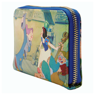 Loungefly™ Snow White and the Seven Dwarfs (1937) - Scenes 4” Faux Leather Zip-Around Wallet Purse
