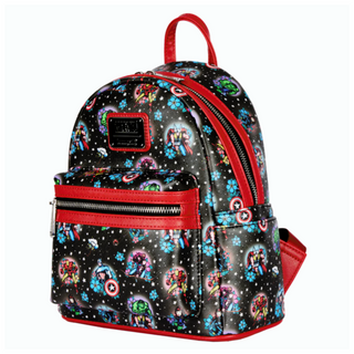 Loungefly™ Marvel - Avengers Floral Tattoo 10” Faux Leather Mini Backpack