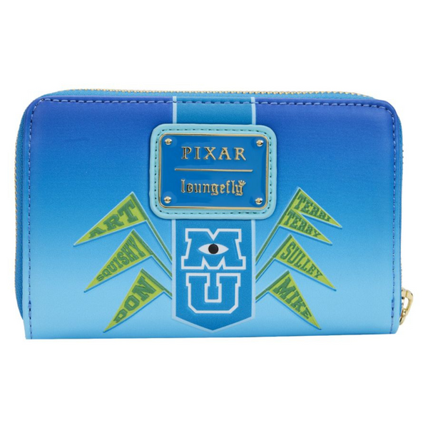 Loungefly™ Monsters University - Scare Games 4” Faux Leather Zip-Around Wallet