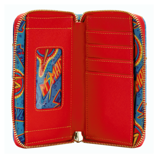 Loungefly™ Ms Marvel - Ms Marvel Cosplay 4” Faux Leather Zip-Around Wallet