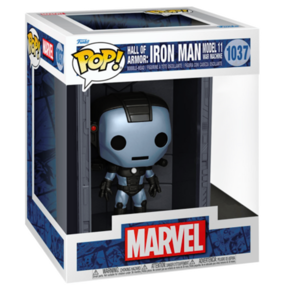 Marvel: Hall of Armor - Iron Man Model 11 War Machine Metallic Deluxe Pop! Vinyl Figure #1037