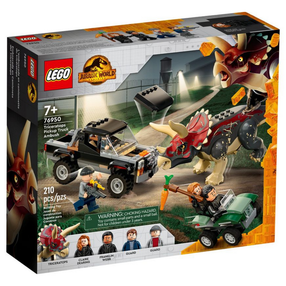LEGO® Triceratops Pick-up Truck Ambush 76950