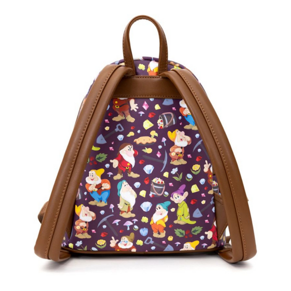 Loungefly™ Snow White and the Seven Dwarfs (1937) - Seven Dwarfs 10” Faux Leather Mini Backpack