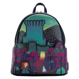 Loungefly™ Disney Princess - Brave Castle Glow in the Dark 10” Faux Leather Mini Backpack