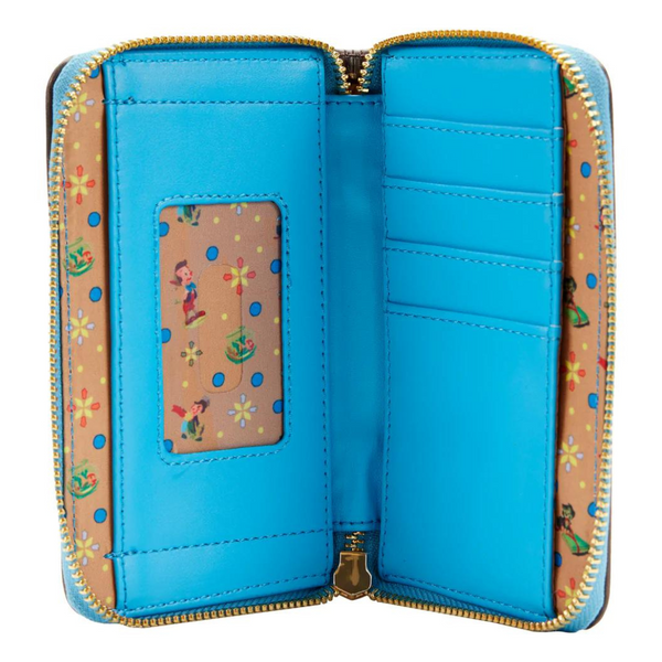 Loungefly™ Pinocchio (1940) - Book 4” Faux Leather Zip-Around Wallet