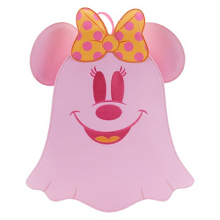 Loungefly™ Disney - Pastel Ghost Minnie Mouse Glow in the Dark 11” Faux Leather Mini Backpack