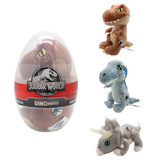 Jurassic World Dinomates Egg with 12.5cm Plush - 3 Pack