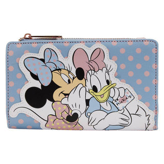 Loungefly™ Disney™ - Minnie Pastel Polka Dot 4” Faux Leather Flap Wallet