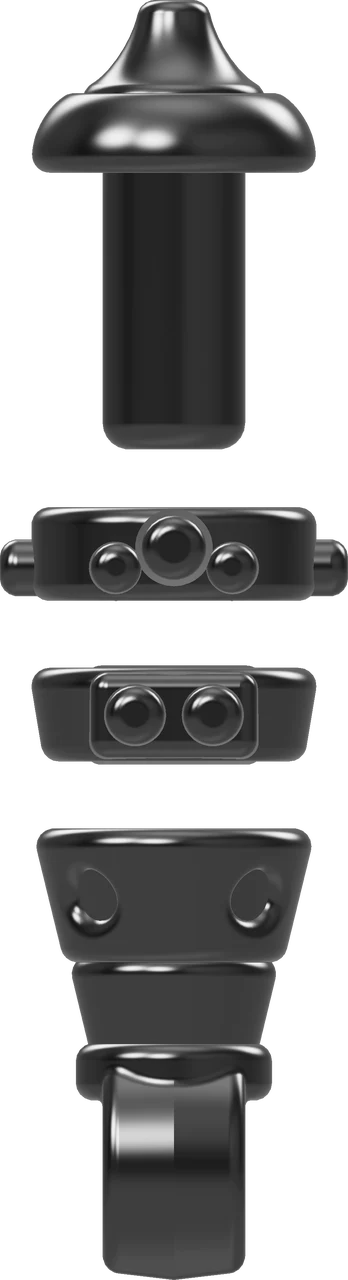 BA IG Head (Dark Grey)