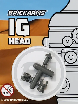 BA IG Head (Dark Grey)