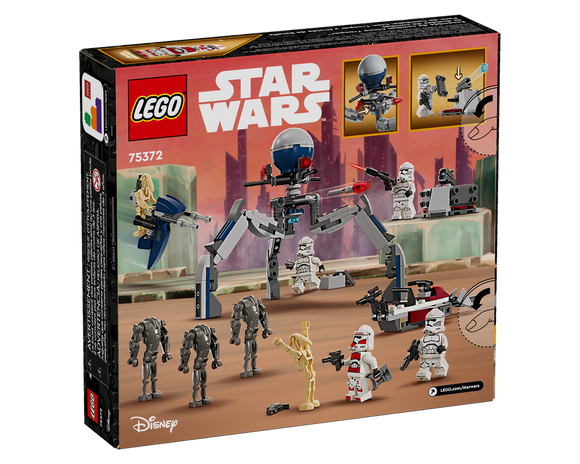 LEGO® Clone Trooper™ & Battle Droid™ Battle Pack 75372