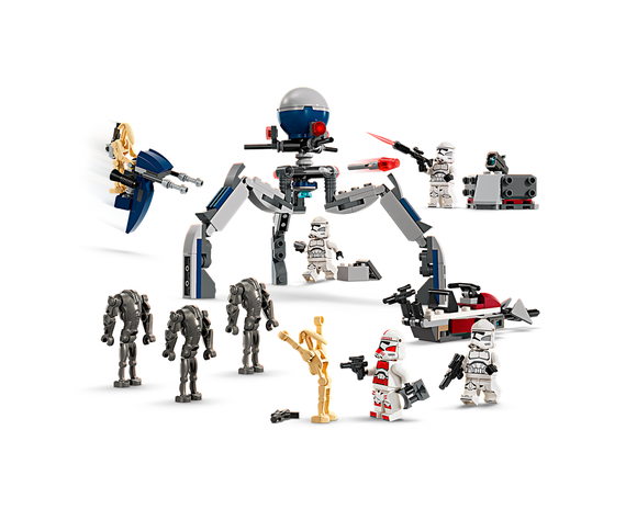 LEGO® Clone Trooper™ & Battle Droid™ Battle Pack 75372